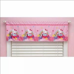 - Hello Kitty Window Valance 50" x 16" Standard Size Windows 100% Polyester